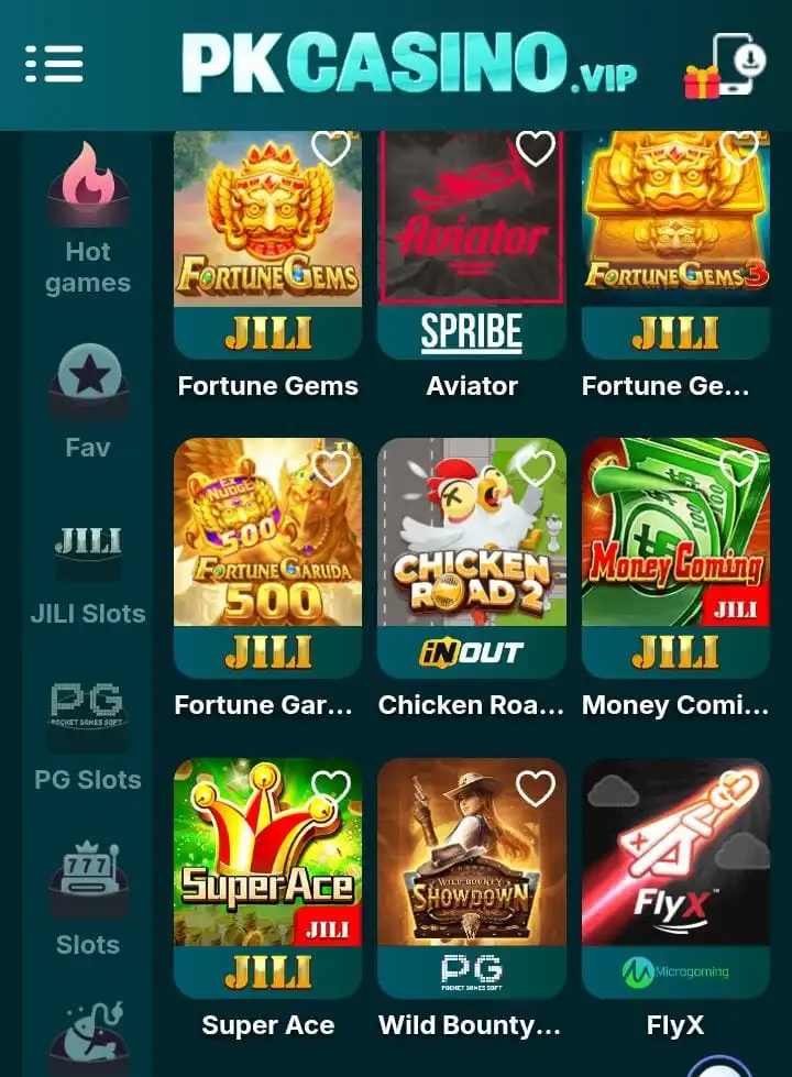 PKCasino Game 